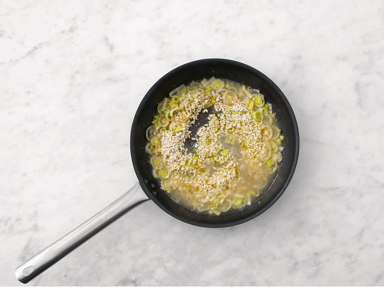 Start the risotto