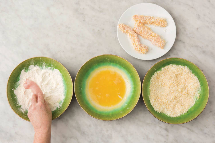 Crumb the halloumi