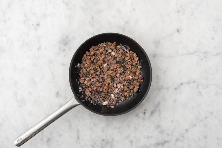Fry the Beef and Pork Mince