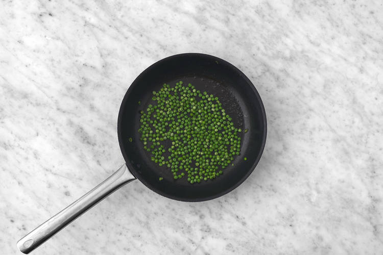 Cook the Garlic Peas