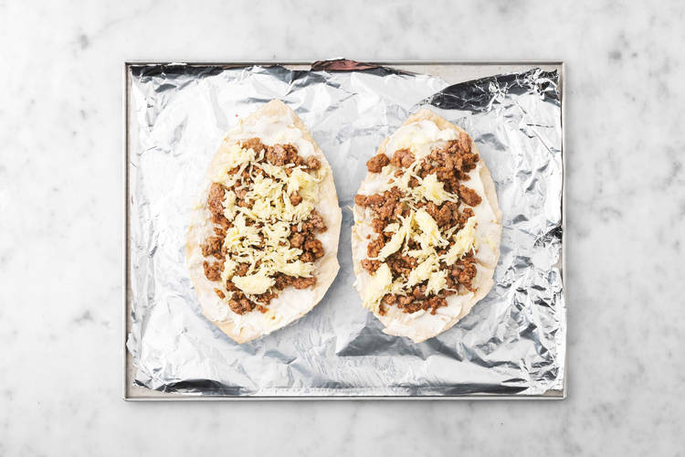 Assemble flatbreads