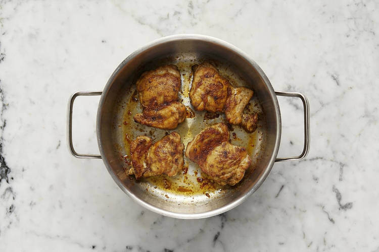 Prep and cook chicken