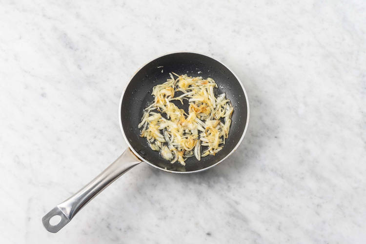 Caramelize onions