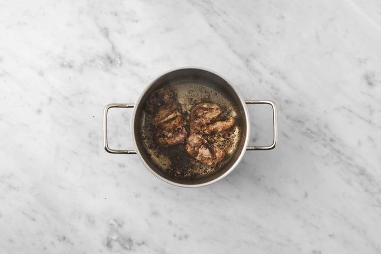 Sear chicken