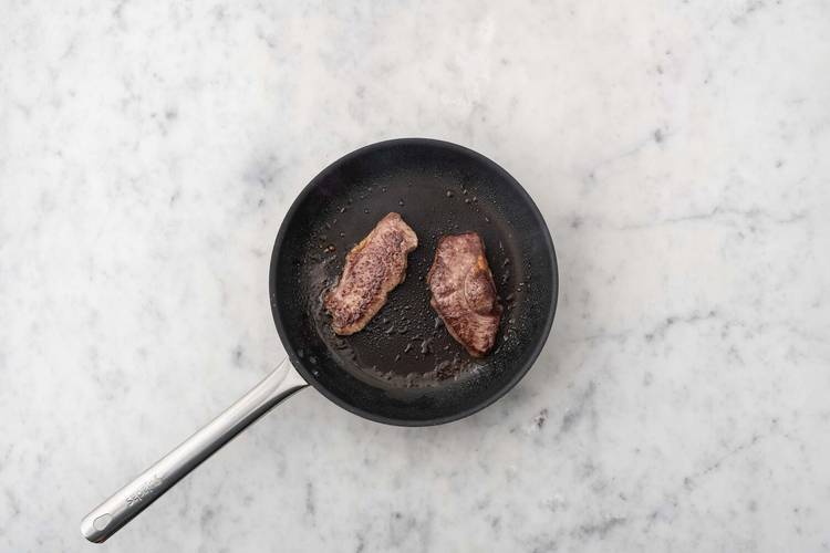 Steak bakken