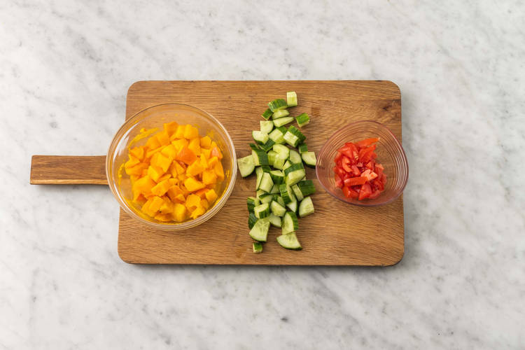 Préparer la salade