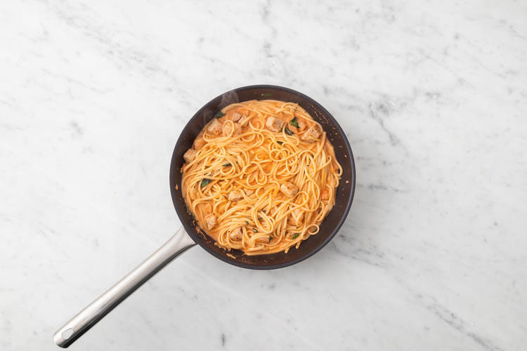 Coat the Linguine