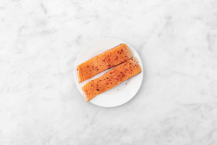 Prep the Salmon