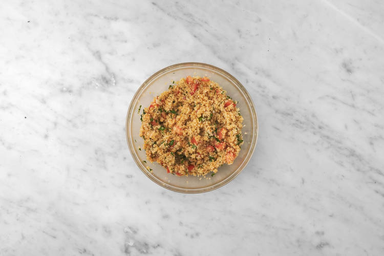 Prepare the Tabbouleh