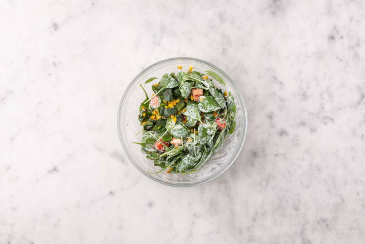 Assembler la salade