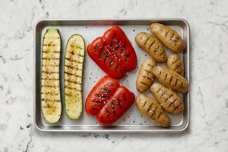 Griller les légumes