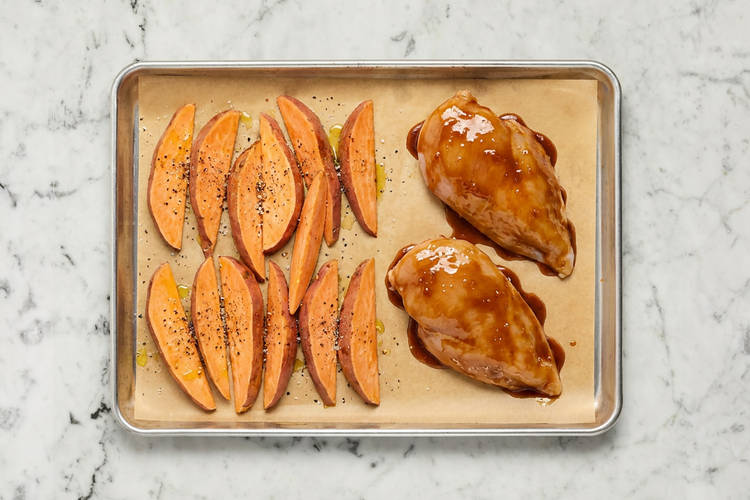 Arrange sheet pan