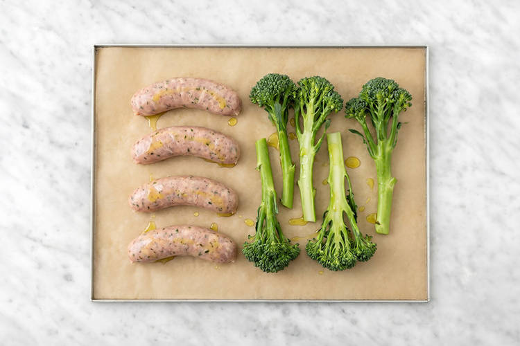 Cook the broccoli & the chick'n