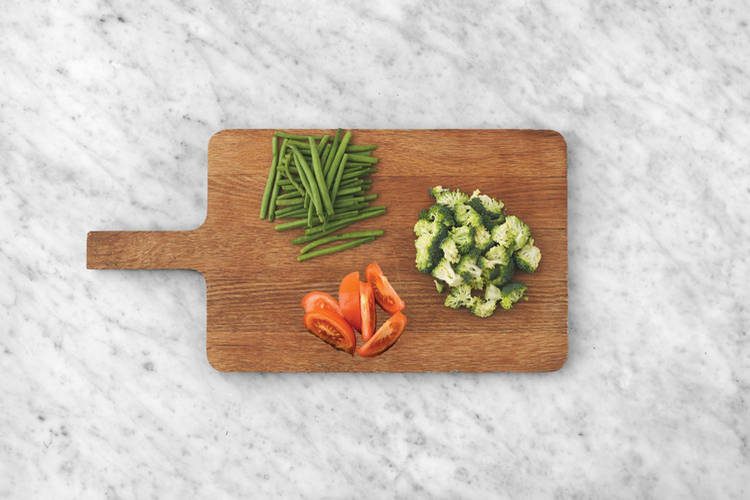 Prep the veggies