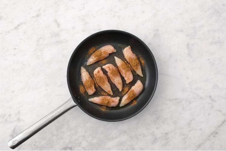 Cook the chicken