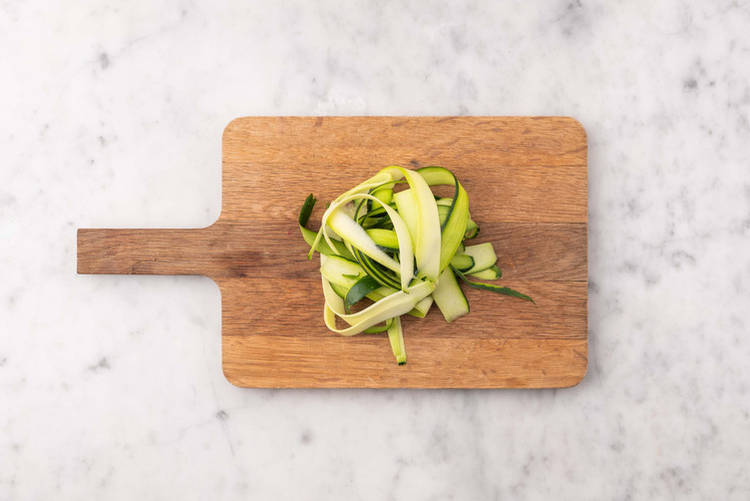 Courgettelinten maken