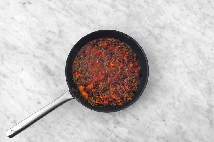 Chili köcheln