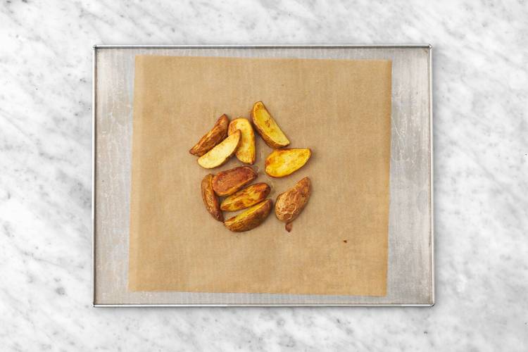 Kartoffeln rösten