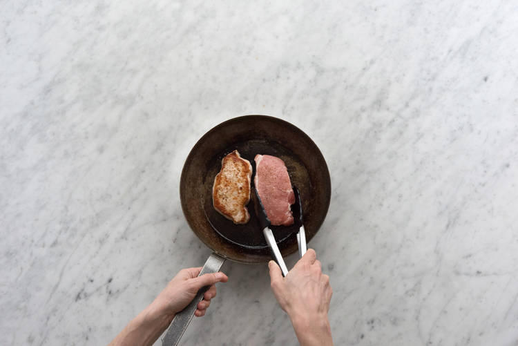 Steaks braten