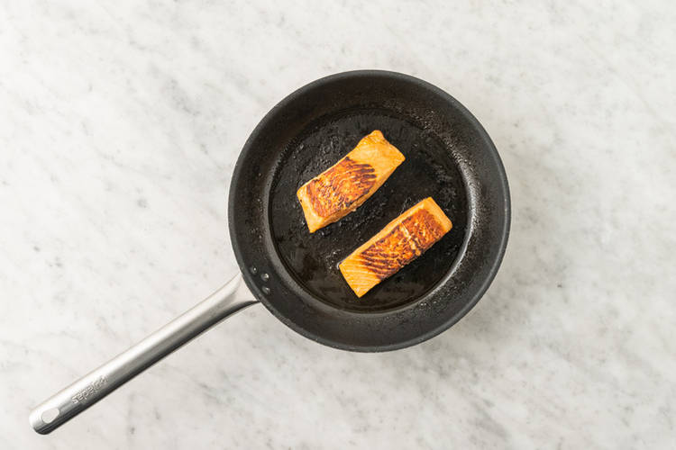 Lachs braten