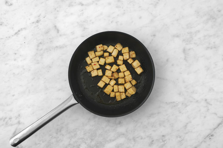 Tofu anbraten