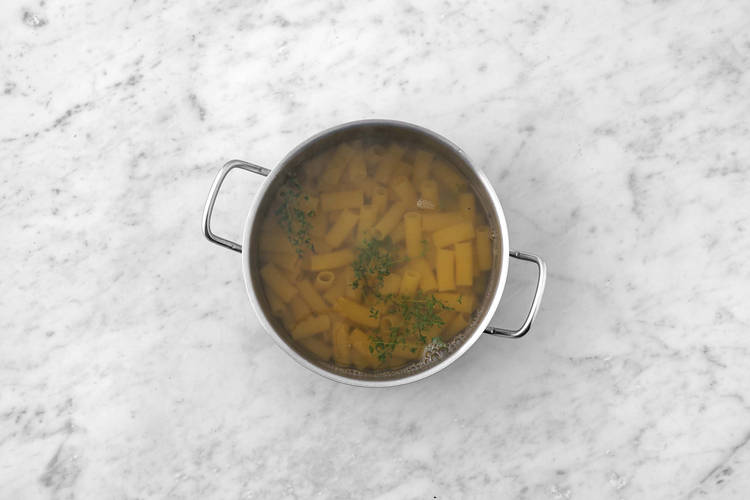 Pasta kochen