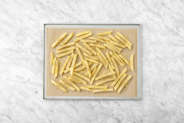 Kartoffeln rösten