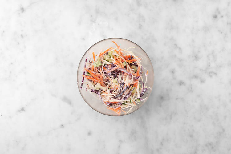 Slaw vorbereiten