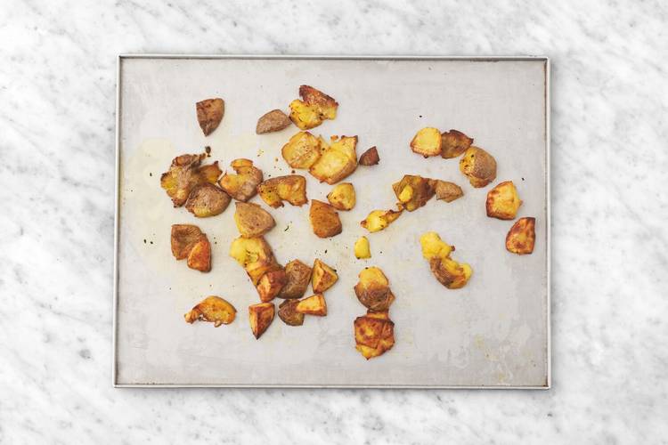 Kartoffeln rösten