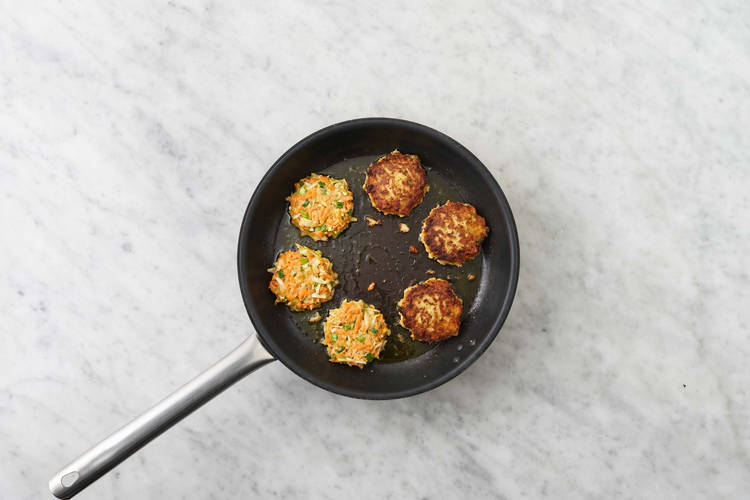 Steg grøntsagsfrikadeller