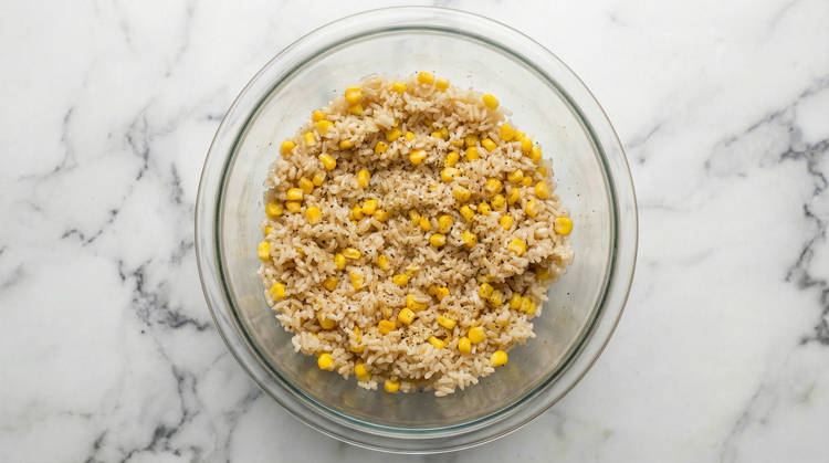 Warm Corn & Brown Rice