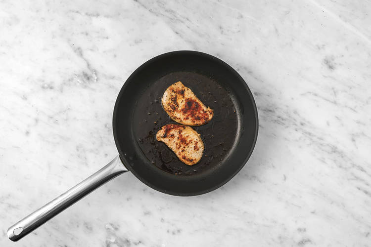 Cook the pork