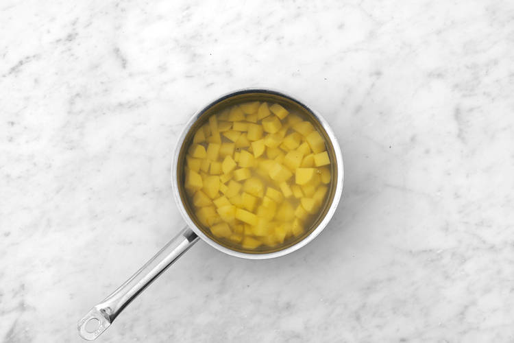 Cook the potato