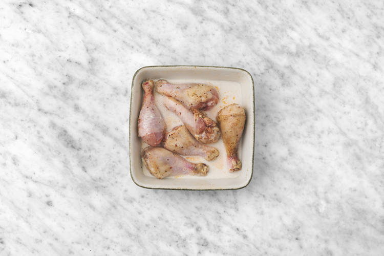 Finish the chicken bake