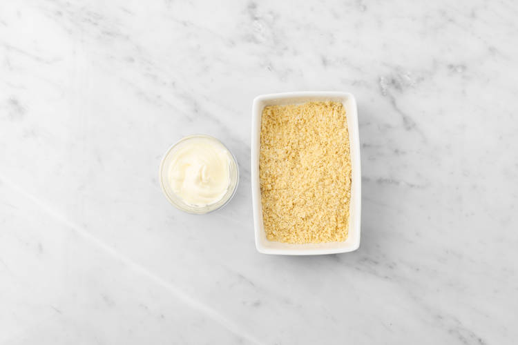 Prep the crumbing station