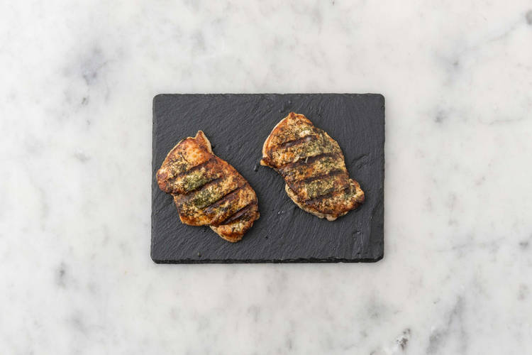 Prep and grill chicken