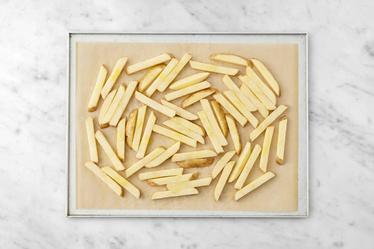Bake the fries