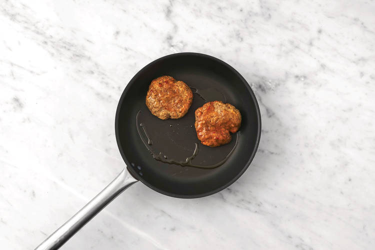 Cook the patties