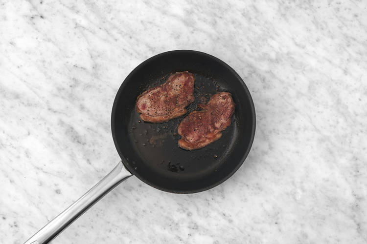 Cook the Porterhouse steak