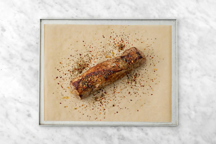 Cook the pork fillet