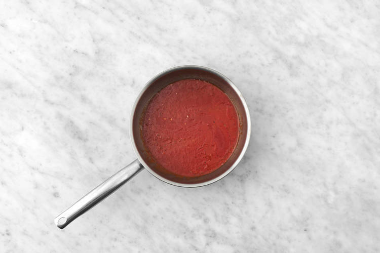Make the parmigiana sauce