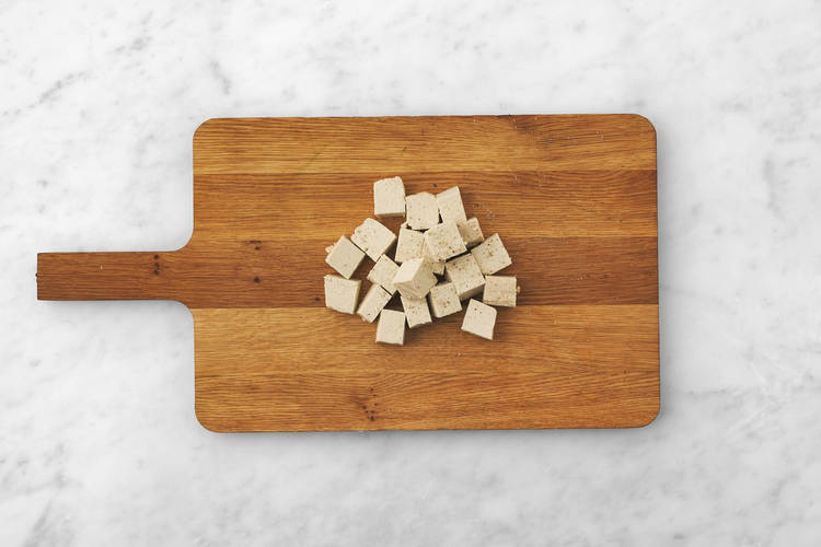 Le tofu en place