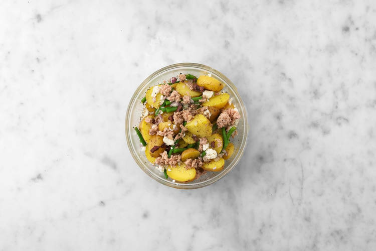 La salade prend forme