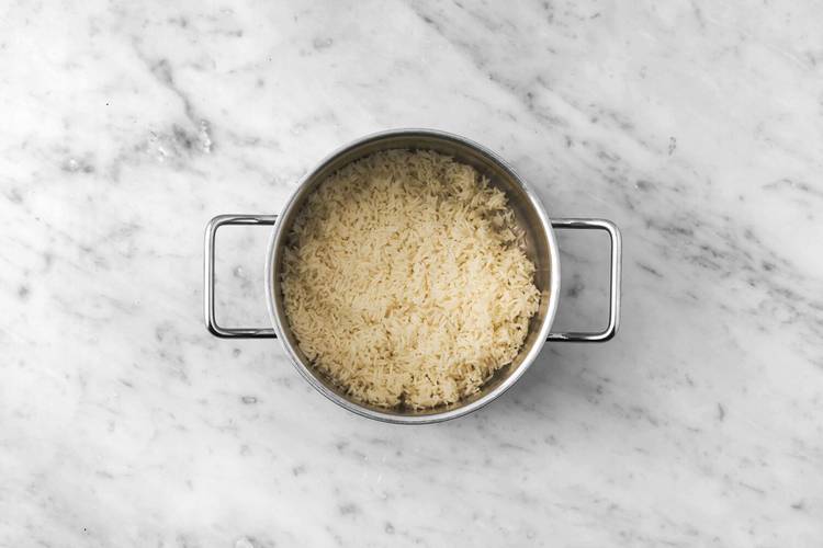 Le riz passe à la casserole
