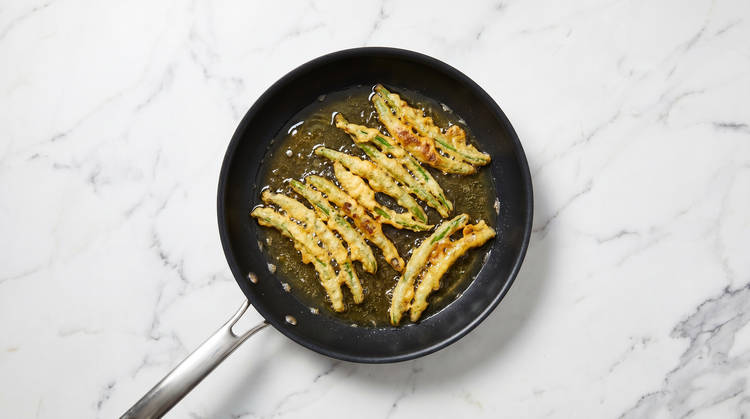 Batter & Fry Green Beans