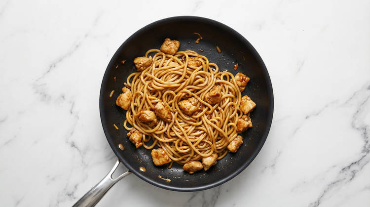 Add Sauce & Noodles