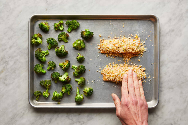Roast Broccoli & Salmon