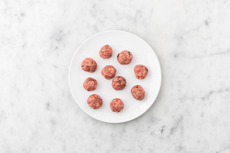Make the meatballs