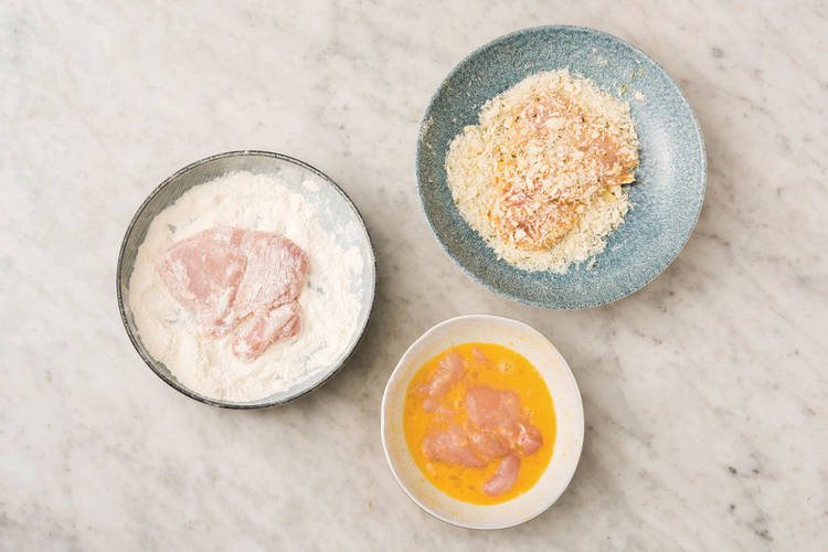 Crumb the halloumi
