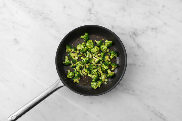 Cook the greens